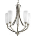 Wisten Five Light Chandelier in Brushed Nickel