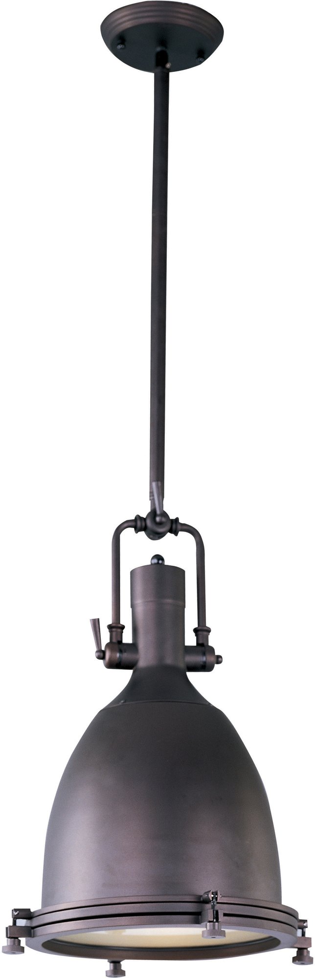 Hi-Bay 14" Metal Pendant in Bronze