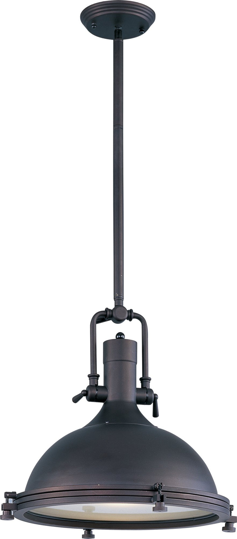 Hi-Bay 18" Metal Pendant in Bronze