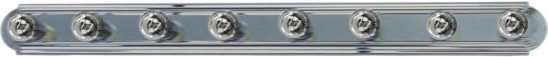 7128SN - Essentials 8-Light Bath Vanity in Satin Nickel by Maxim Lighting