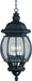 1039BK - Crown Hill 4-Light Outdoor Hanging Lantern in Black by Maxim Lighting