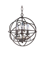 Orbit 3 Light Chandelier in Oil Rubbed Bronze