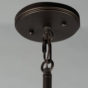 Trestle 1 Light Pendant in Oil Rubbed Bronze / Antique Brass