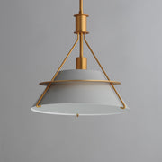 Lucas 14.5" 1 Light Pendant in Natural Aged Brass