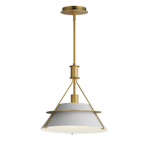 Lucas 14.5" 1 Light Pendant in Natural Aged Brass