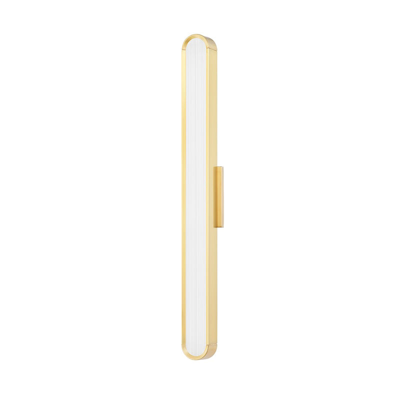 Starkey Small Bath Sconce in Aged Brass