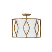 Cohen 3-Light Semi-Flush Mount in Mystic Luster