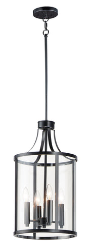 Sentinel 4 Light Chandelier in Black
