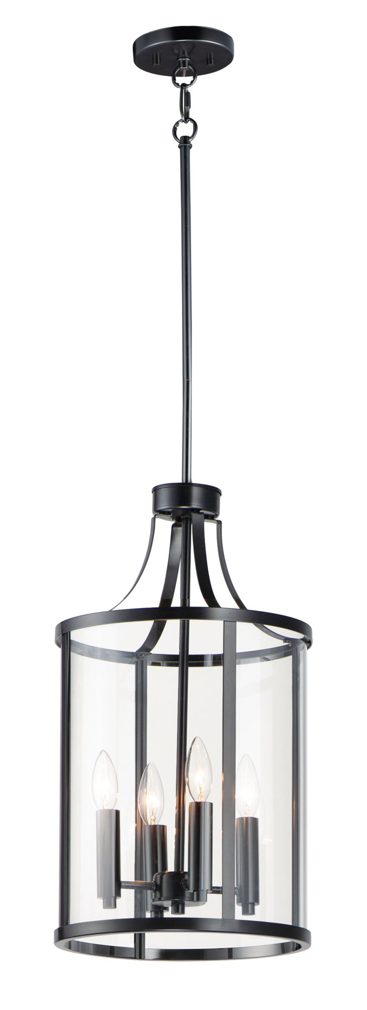 Sentinel 4 Light Chandelier in Black