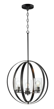 Sentinel 3 Light Chandelier in Black