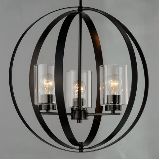 Sentinel 3 Light Chandelier in Black