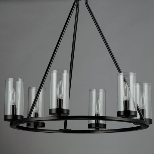Sentinel 6 Light Chandelier in Black