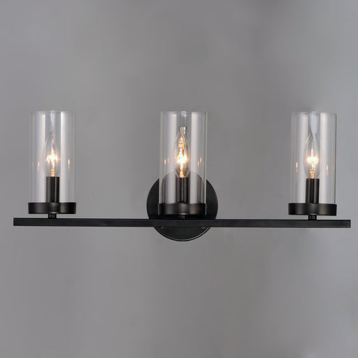 Sentinel 3 Light Bath Vanity in Black