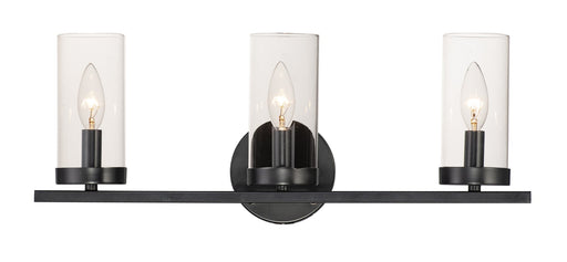Sentinel 3 Light Bath Vanity in Black