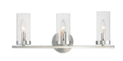 Sentinel 3 Light Bath Vanity in Satin Nickel