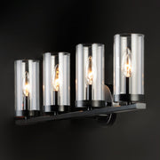Sentinel 4 Light Bath Vanity in Black