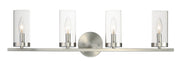 Sentinel 4 Light Bath Vanity in Satin Nickel