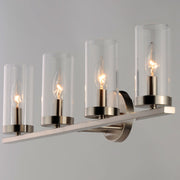 Sentinel 4 Light Bath Vanity in Satin Nickel