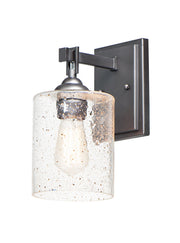 Stonehenge 1 Light Wall Sconce in Bronze