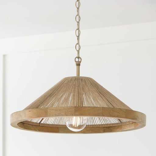 Maya Low Profile Semi-Flush Mount in Matte Brass