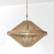 Maya Tall Semi-Flush Mount in Matte Brass