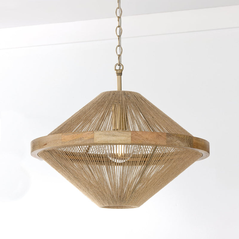 Maya Tall Semi-Flush Mount in Matte Brass