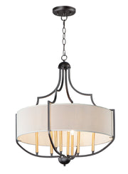 Savant 8 Light Chandelier in Bronze / Antique Brass