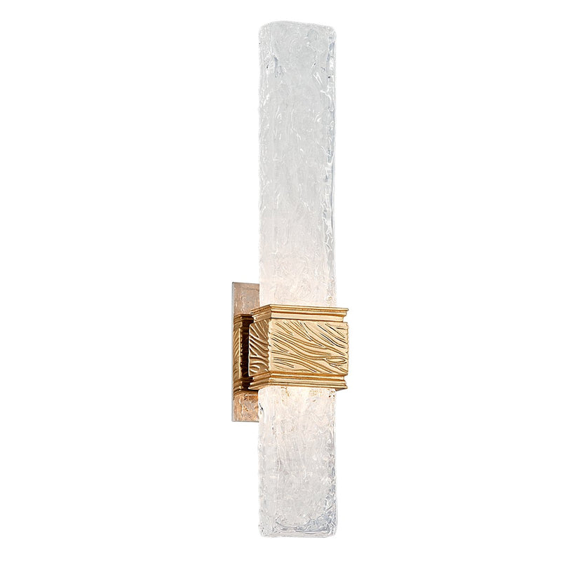 Freeze 2-Light Wall Sconce in Gold Leaf