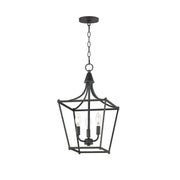Clifton 3 Light Pendant in Black