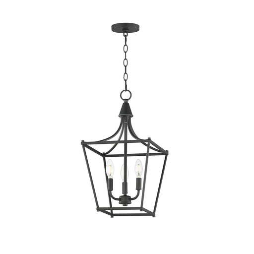 Clifton 3 Light Pendant in Black