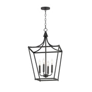 Clifton 4 Light Pendant in Black