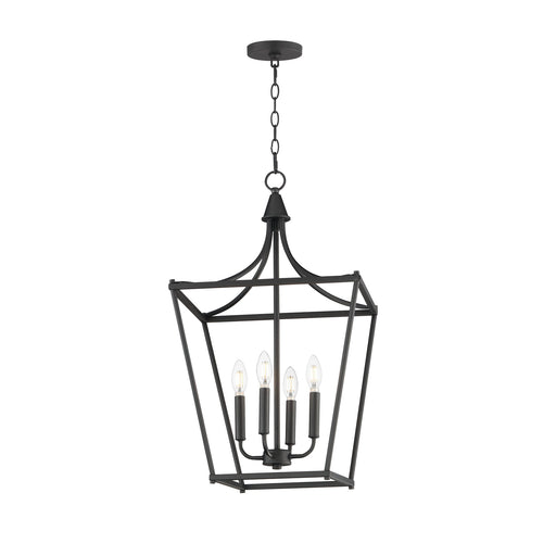 Clifton 4 Light Pendant in Black