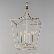 Clifton 4 Light Pendant in Satin Nickel