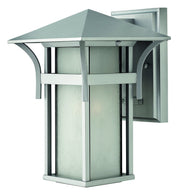 Harbor Small Outdoor Wall Lantern in Titanium