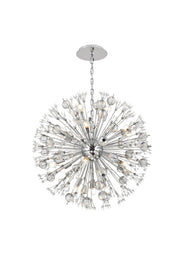 Vera 18-Light 32" Chandelier in Chrome