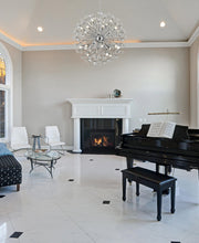 Vera 24-Light 38" Chandelier in Chrome
