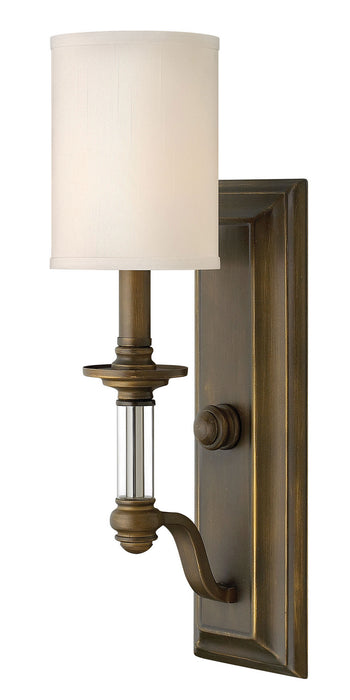Sussex Single Light Sconce in English Bronze