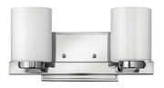 Miley 2-Light Bath Vanity Light in Chrome
