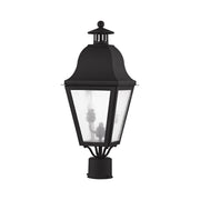Amwell 2-Light Medium Outdoor Post Light in Black