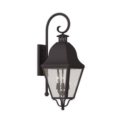 Amwell 3-Light Large Outdoor Wall Lantern in Bronze