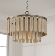 Jada Semi-Flush Mount in Dark Brass
