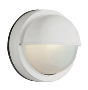 Mesa II 1-Light 8" Bulkhead Light in White