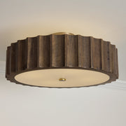 Cody 4-Light Semi-Flush Mount in Matte Brass