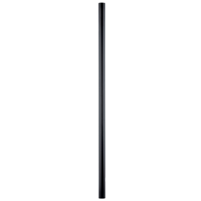 84" Direct Burial Outdoor Lamp Post in Black