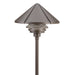 Six Groove Path & Spread 1-Light 120V in Textured Architectural Bronze