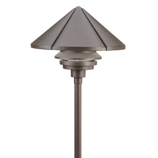 Six Groove 120V 11.5" Path and Spread Light in Textured Architectural Bronze