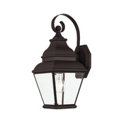 Exeter Small Outdoor Wall Lantern in Bronze