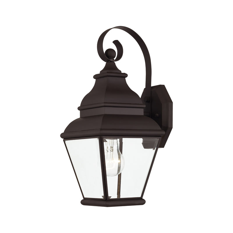 Exeter Small Outdoor Wall Lantern in Bronze
