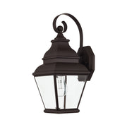 Exeter Small Outdoor Wall Lantern in Bronze