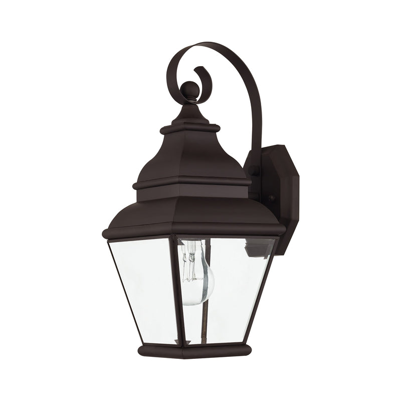 Exeter Small Outdoor Wall Lantern in Bronze